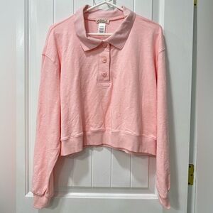 NWT L*Space “Livin’ is Easy” Pullover Sweater in Rose Quartz
